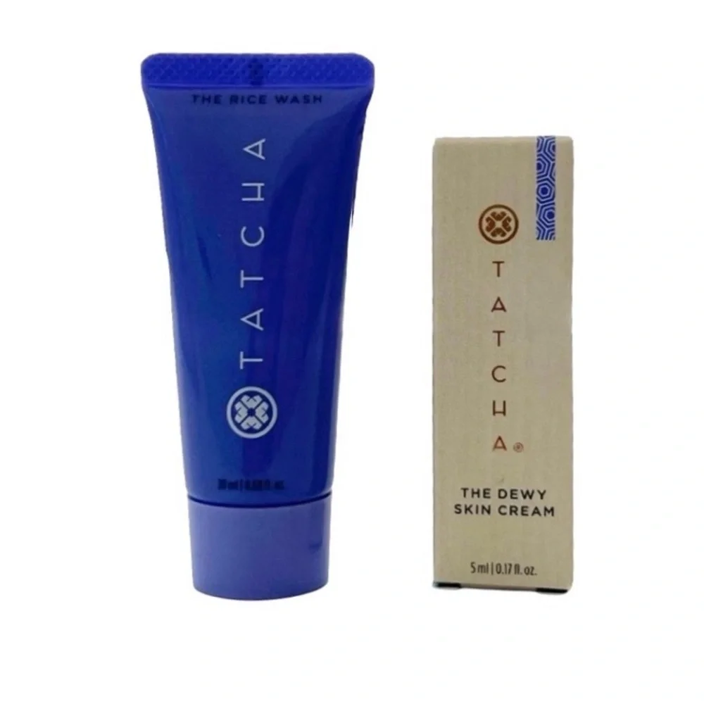 Tatcha Make-Up Bag & Skincare Duo NEW in Bag